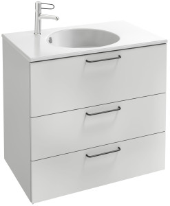 EB2532-R9-E10 Тумба под столешницу 80 см, 3 ящика, черная ручка JACOB DELAFON ODÉON RIVE GAUCHE