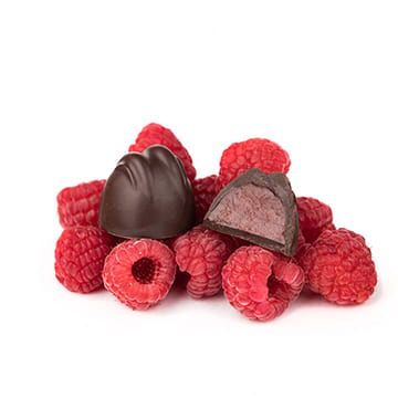 Конфеты Малина в темном шоколаде CACAOJET Santreyd 34457