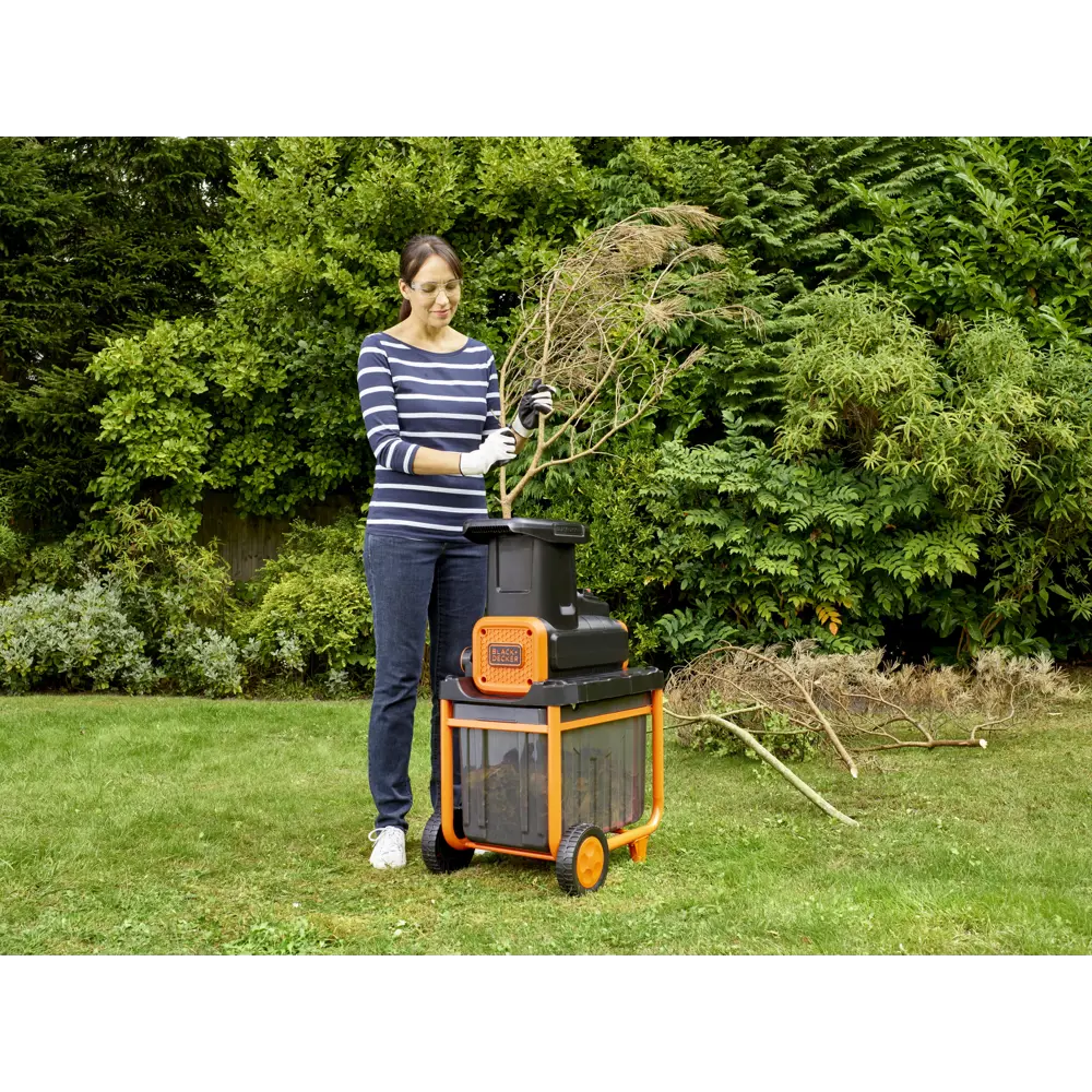 Измельчитель садовый электрический Black&Decker BEGAS5800-QS 2800 Вт BLACK + DECKER STLM-2060624 - Вид №8