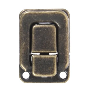 Замок для шкатулок и кейсов 35x25 мм, цвет бронза