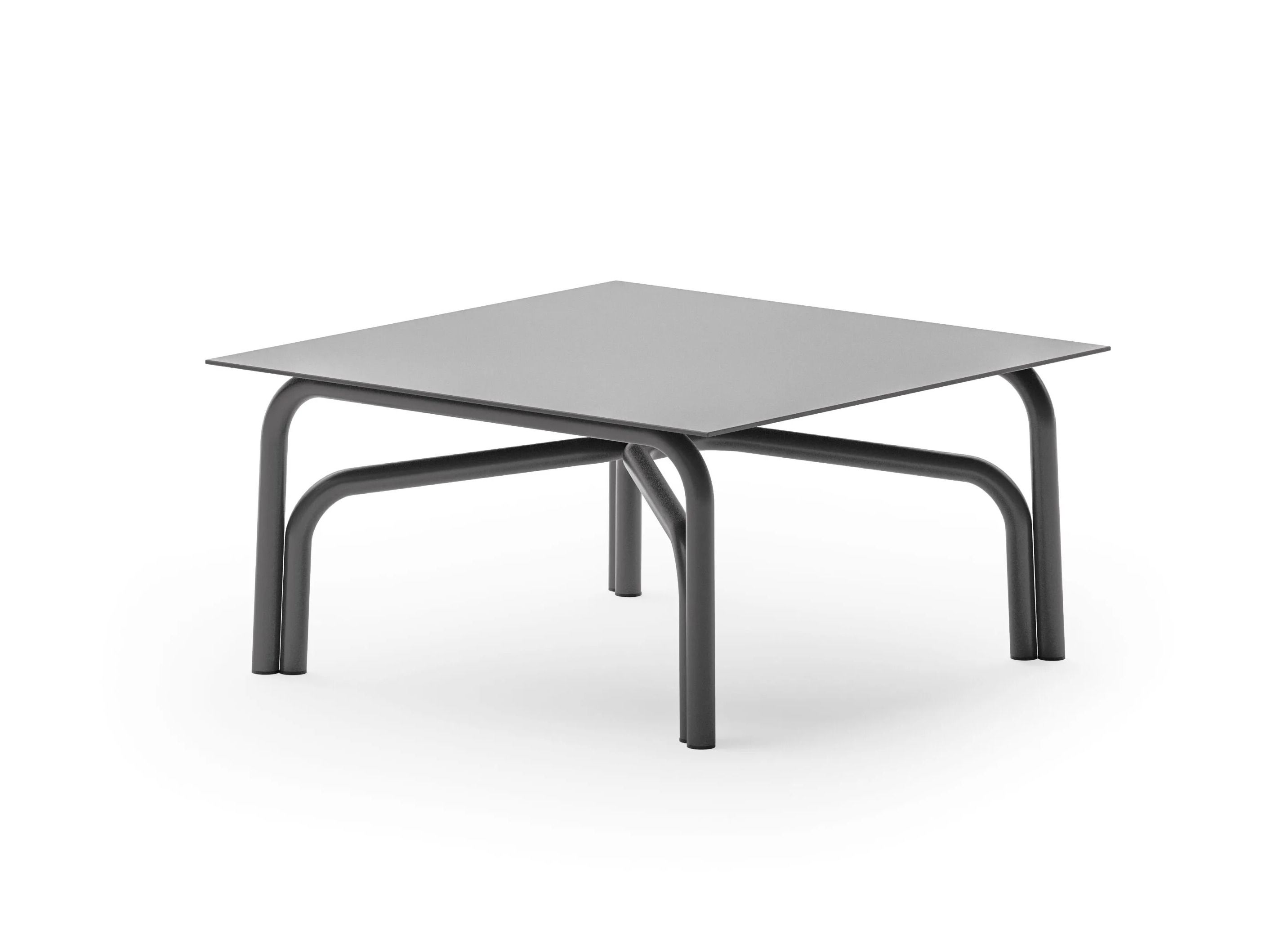 Алюминиевый низкий квадратный садовый стол Unopiù Salò ARCH-00058300 - Вид №1
