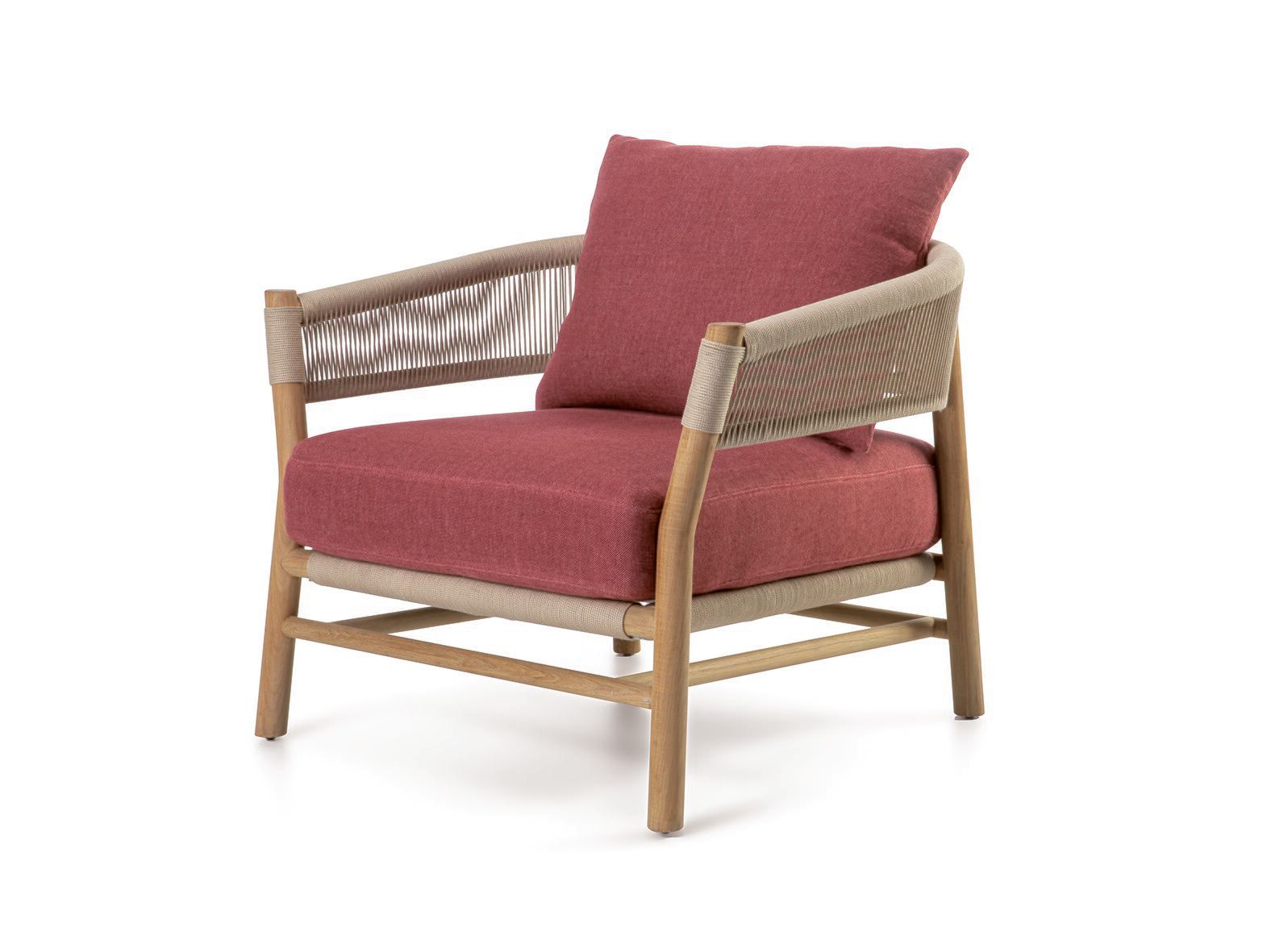 Садовое кресло из тикового дерева с подлокотниками Ethimo ARCH-00016246