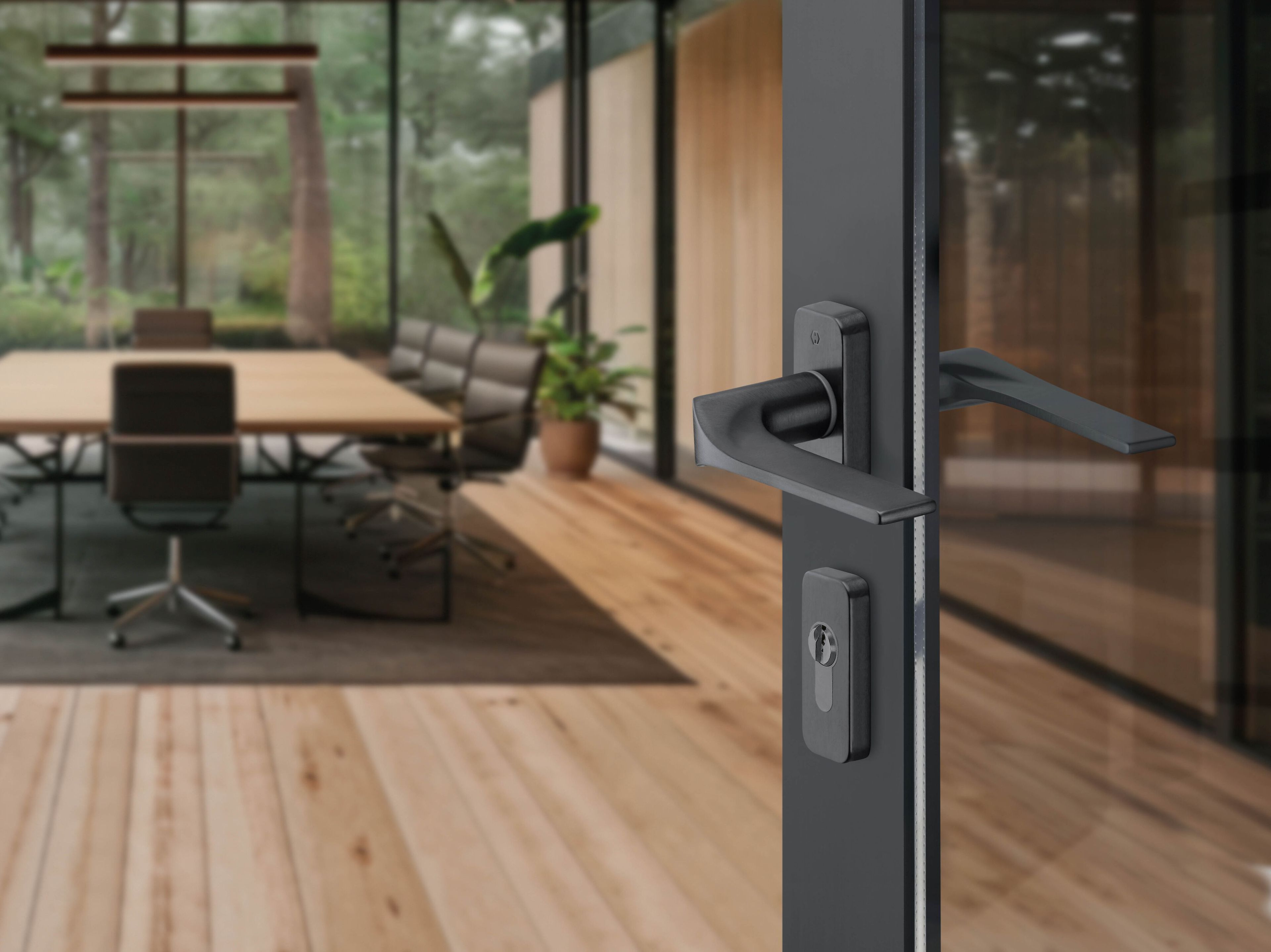 Латунная ручка с насадкой на розетке HOPPE Флоренция ARCH-00008892 - Вид №1