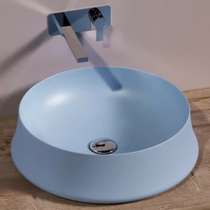 SH01PERVINCAMATT Накладная раковина на столешницу  круглая Simas Sharp