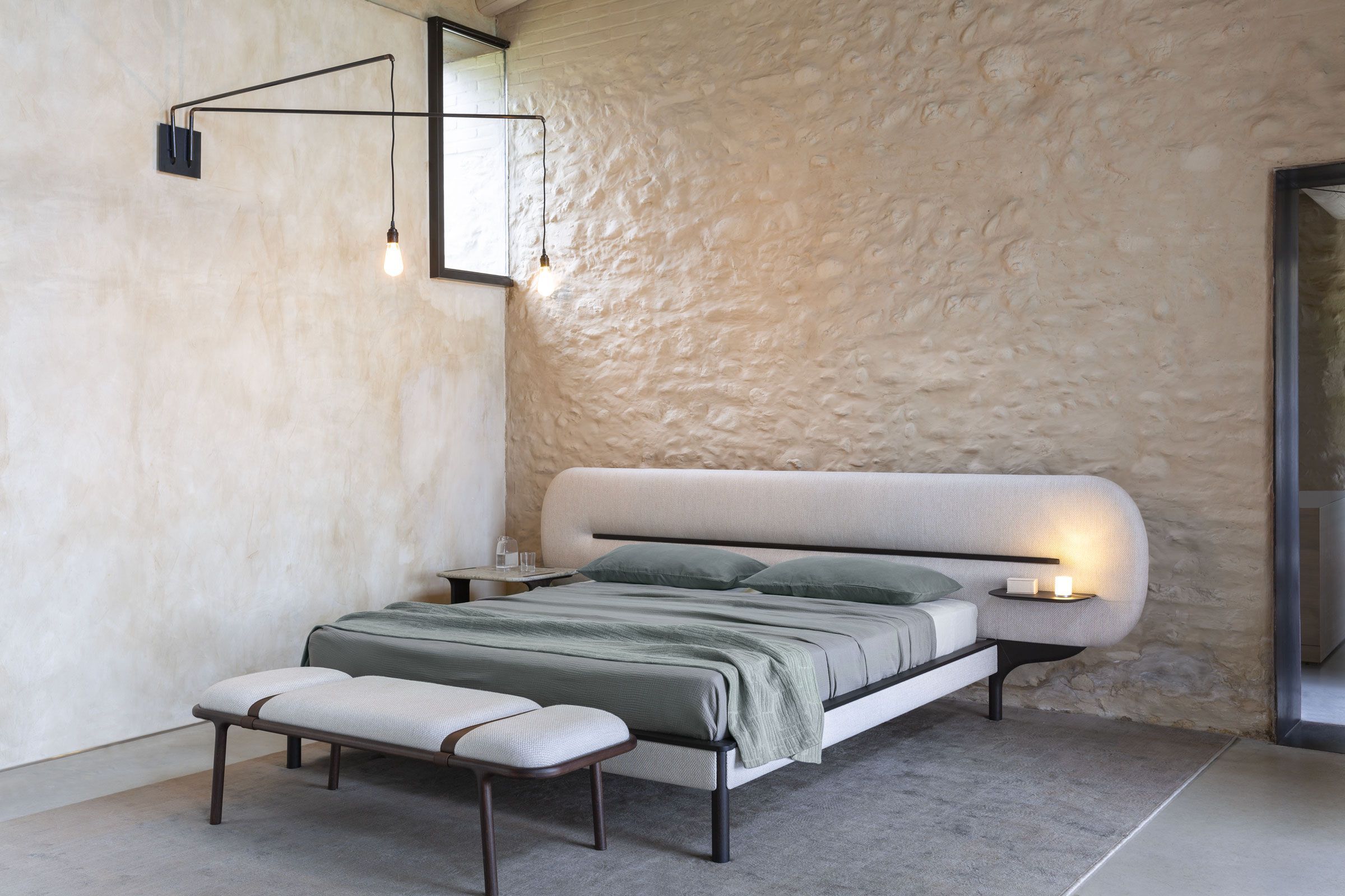 Мягкая скамья Carpanese Home BELTS ARCH-00139185 - Вид №1