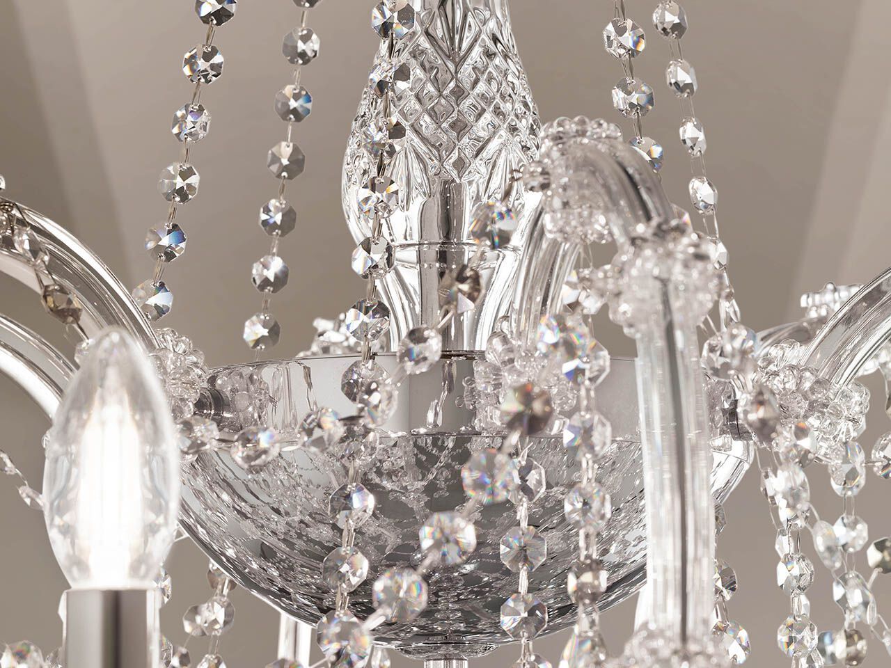 Подвесной светильник с кристаллами Masiero Aqaba ARCH-00132237 - Вид №1