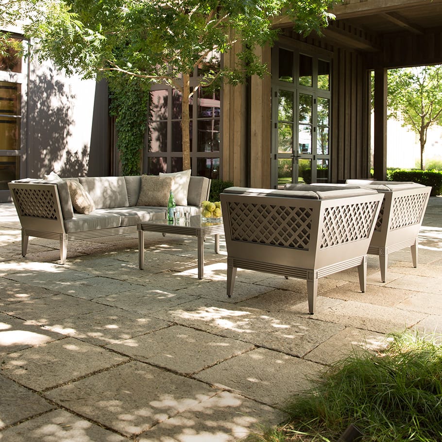 Алюминиевый диван JANUS et Cie Quadratl ARCH-00129538 - Вид №4