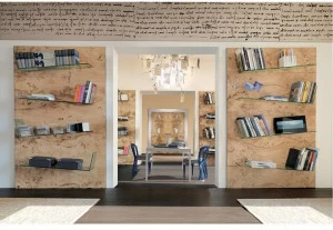 Bizzotto Настенный книжный шкаф из дерева Sidney