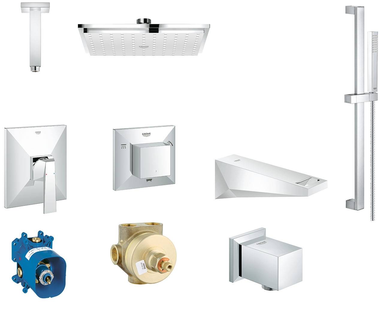 Готовый комплект для душа GROHE Allure Brilliant (NSB0019-1)