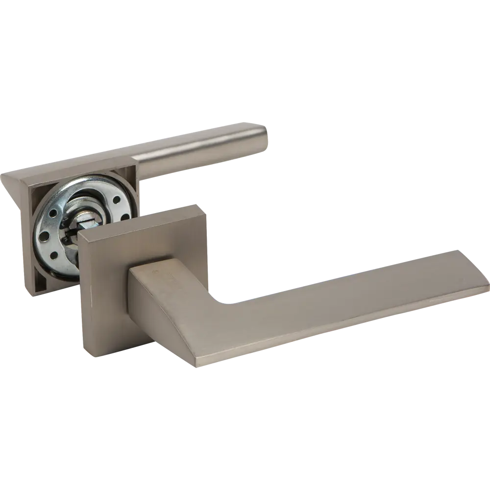 Дверные ручки Puerto AL 531-03 MSN, без запирания, цвет матовый никель STLM-2143157