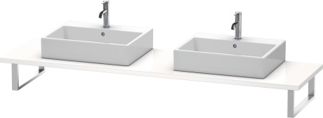 DS107C05151 DuraStyle Консоль для накладных раковин и встраиваемых умывальников Сосна коричневая, декор Duravit - Вид №1