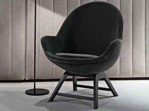 Meridiani Кресло из ткани с подлокотниками Jo & jill