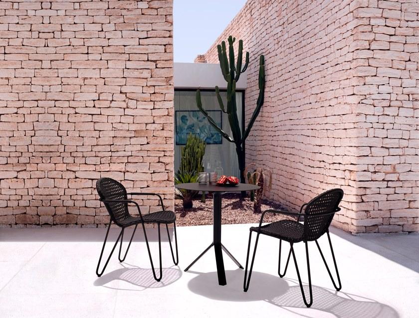 Joli Штабелируемый алюминиевый стул с подлокотниками Fizz sun-id-1486120 - Вид №2