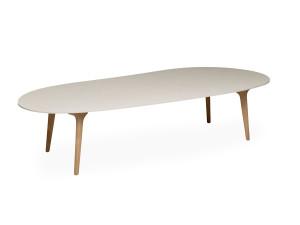 Керамический прямоугольный садовый стол