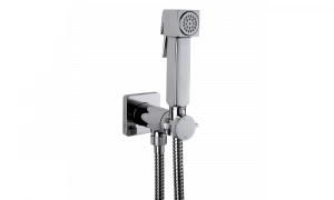 E38003 Гигиеническая лейка CUBE BRASS MIXER SET BOSSINI