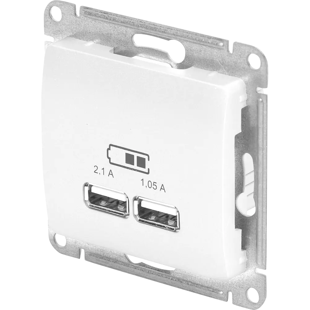 Schneider Electric Glossa — USB-розетка для одновременной зарядки двух устройств 84693597 STLM-0053742 - Вид №1