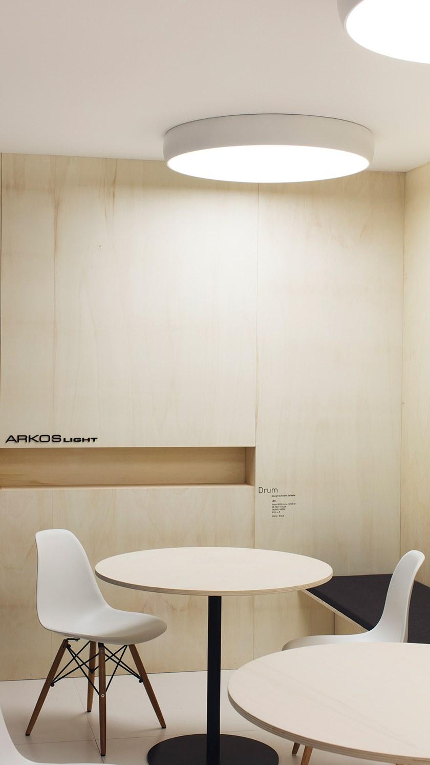 Arkoslight Светодиодный потолочный светильник с диммером Drum sun-id-1387339 - Вид №5