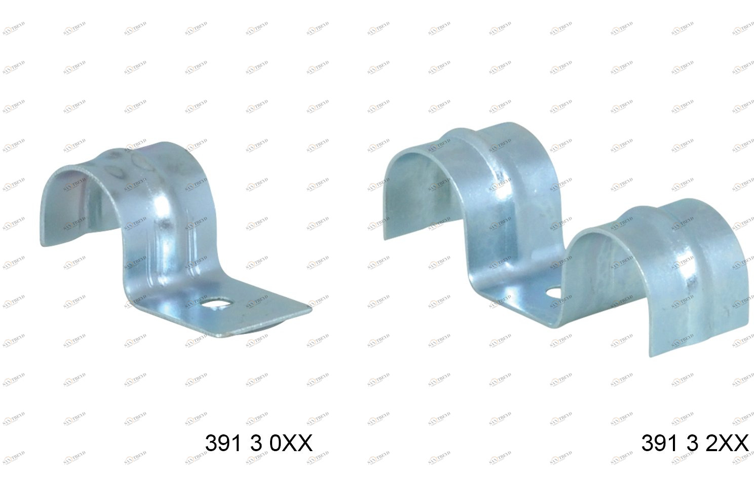 3913028 Монтажные профиля BIS Напольные хомуты для монтажа труб к полу WALRAVEN 