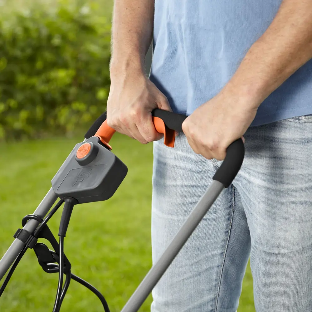 Газонокосилка электрическая Gardena PowerMax 1100/32 1100 Вт 32 см 18475338 STLM-2161796  - Вид №10