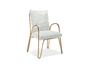 Тканевый мягкий садовый стул