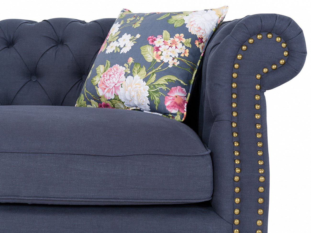 Диван прямой синий Sanders KELLY LOUNGE ДИЗАЙНЕРСКИЕ 045507 Синий  - Вид №2