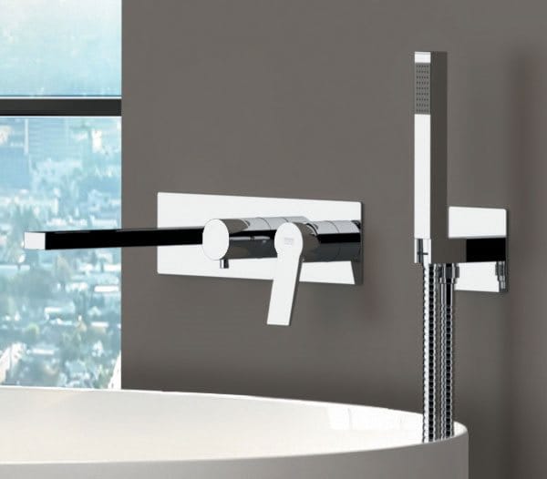 Набор встраиваемых ванн с одной ручкой и ручным душем Remer Rubinetterie Slash &amp ARCH-00118741