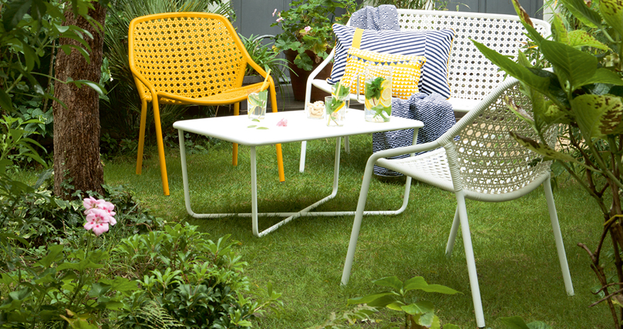 Плед Châteaux de Sable Cabanon Dusky Grey 130х70 см Fermob 311175 - Вид №1