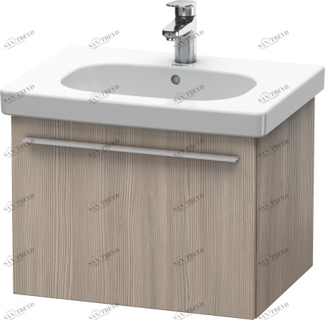 XL605103131 X-Large Тумбочка подвесная Сосна серебристая, декор Duravit