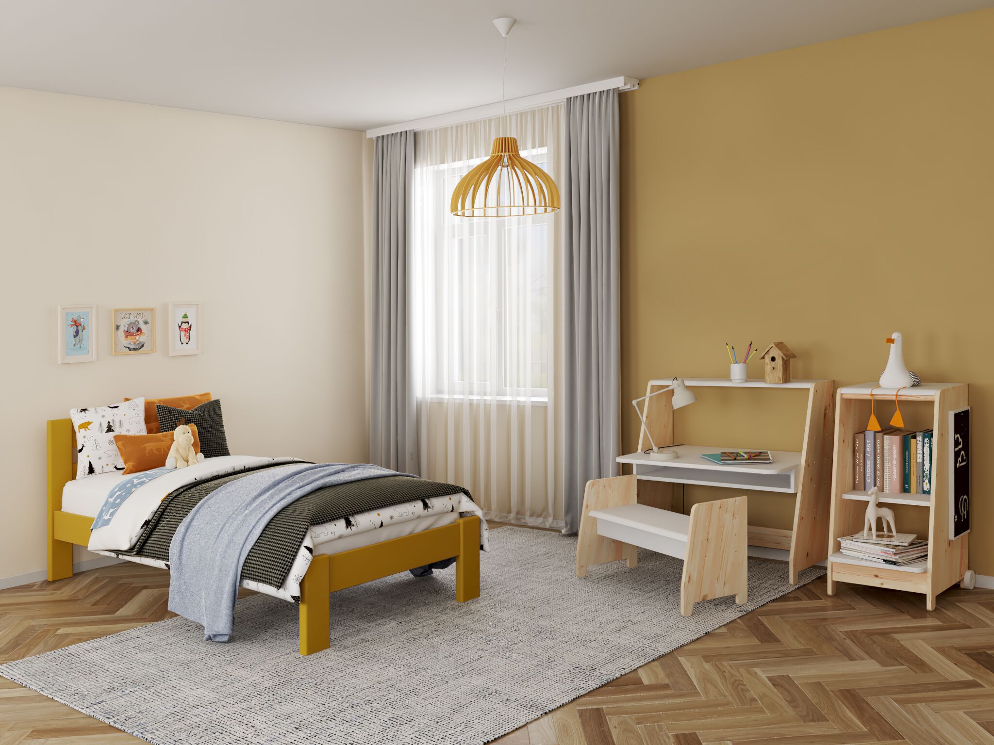 Регулируемая высота деревянный стул Mathy by Bols ASYMETRY ARCH-00149104 - Вид №18