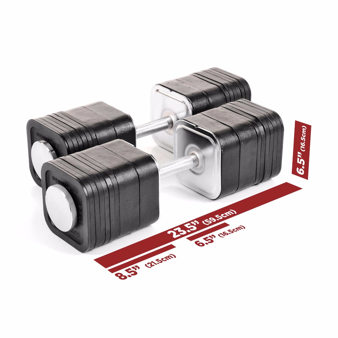 Ironmaster набор весов для гантелей 74,8 кг + замки 4 шт. Ironmaster sun-id-2069090 - Вид №3