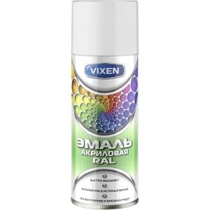 Эмаль аэрозольная акриловая цвет белый матовый 0.52 л