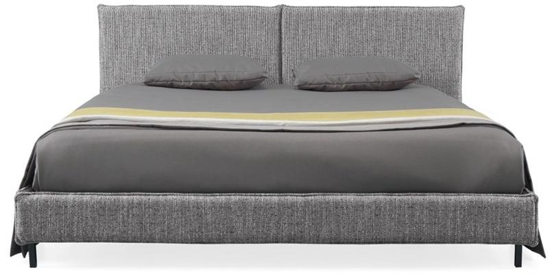 PRADDY Двуспальная кровать с обивкой из ткани Elysian Tr002 - Вид №1
