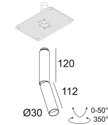 Регулируемый светодиодный прожектор Deltalight NEEDLE TRC OK ARCH-00138842 - Вид №4