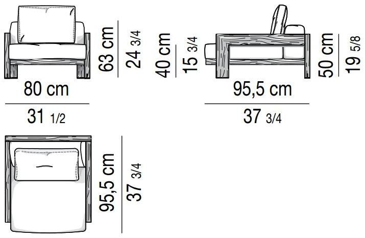 Minotti Садовое кресло Alison sun-id-1412574 - Вид №2