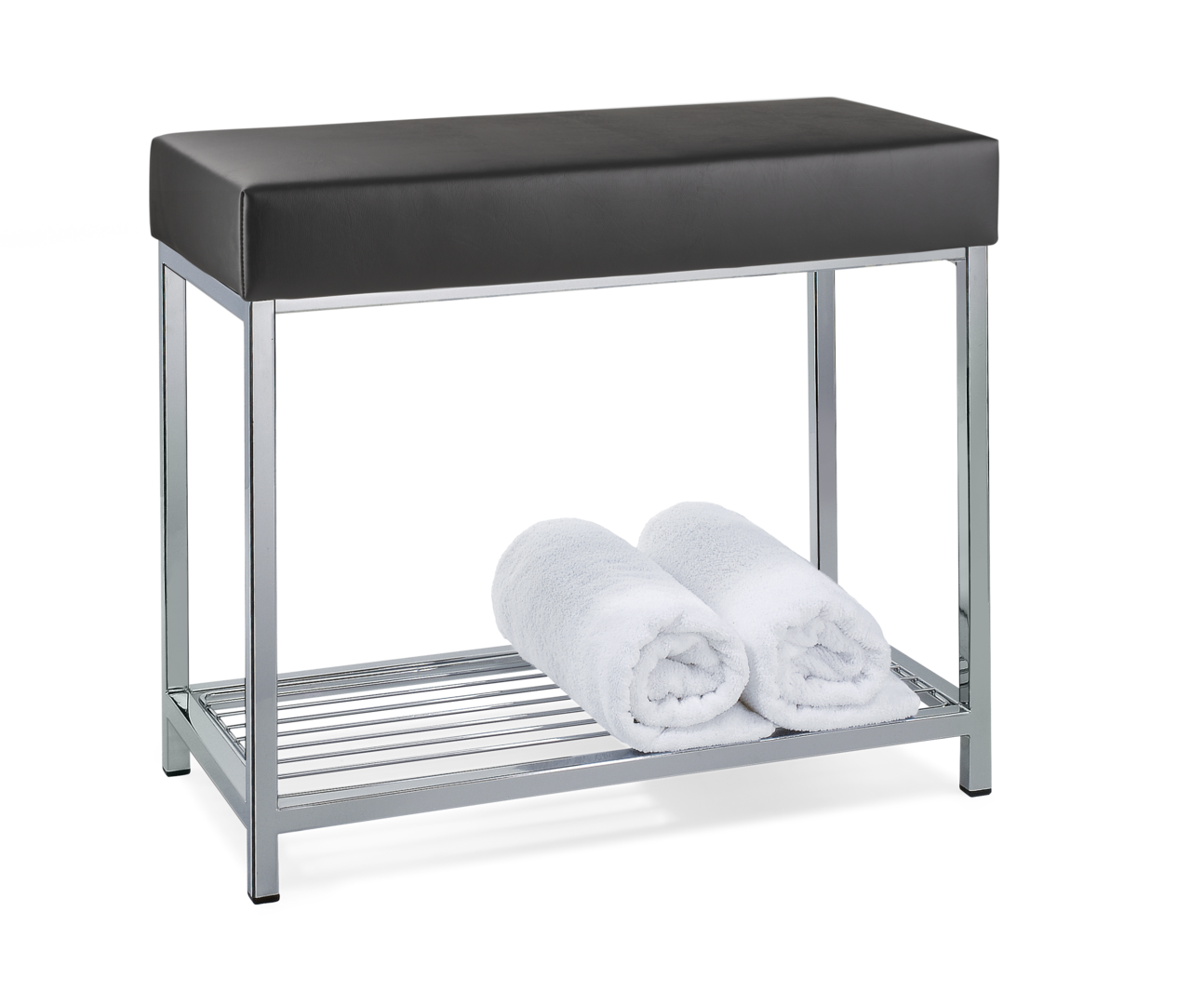 Скамья DW 77 DECOR WALTHER Хром / Сиденье белое 505104  - Вид №1