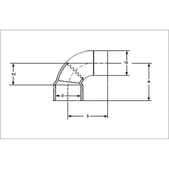 1509228 SANHA 5092 угол 90° ВП-НП, медь 28 мм  - Вид №1