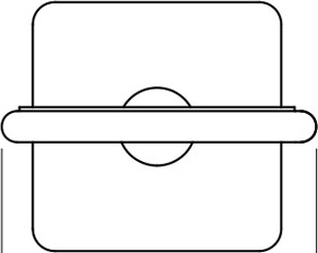 AVA 009 Держатель мыльницы ELLUX Avantgarde - Вид №1