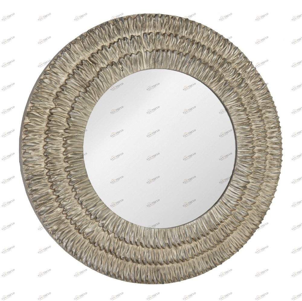 Зеркало большое круглое с рельефным декором The Donan от RVAstley RVASTLEY ДИЗАЙНЕРСКИЕ 062668 Латунь 
