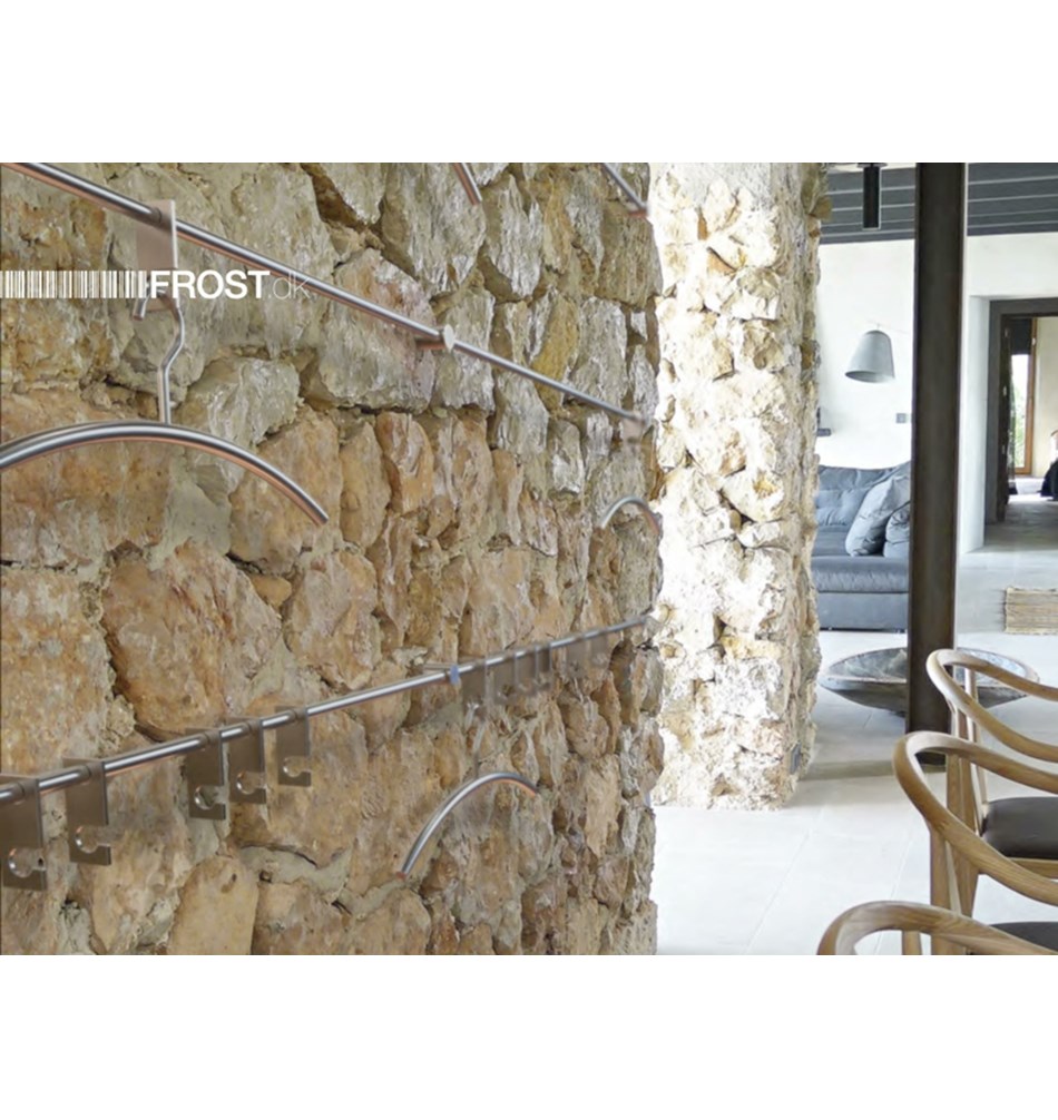 FROST Вешалка 1 «SLIM » » матовая. Нержавеющая сталь Матовый N1134  - Вид №3