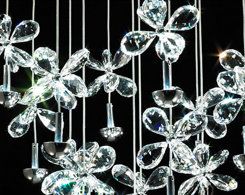 Подвесной светильник Crystal Light 15 black от Delight Collection MD2551/15 DELIGHT COLLECTION ДИЗАЙНЕРСКИЕ 243729 Прозрачный;черный  - Вид №2