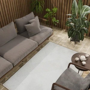 Циновка Дели 120x170 см полипропилен 84216_53311 цвет бирюзовый