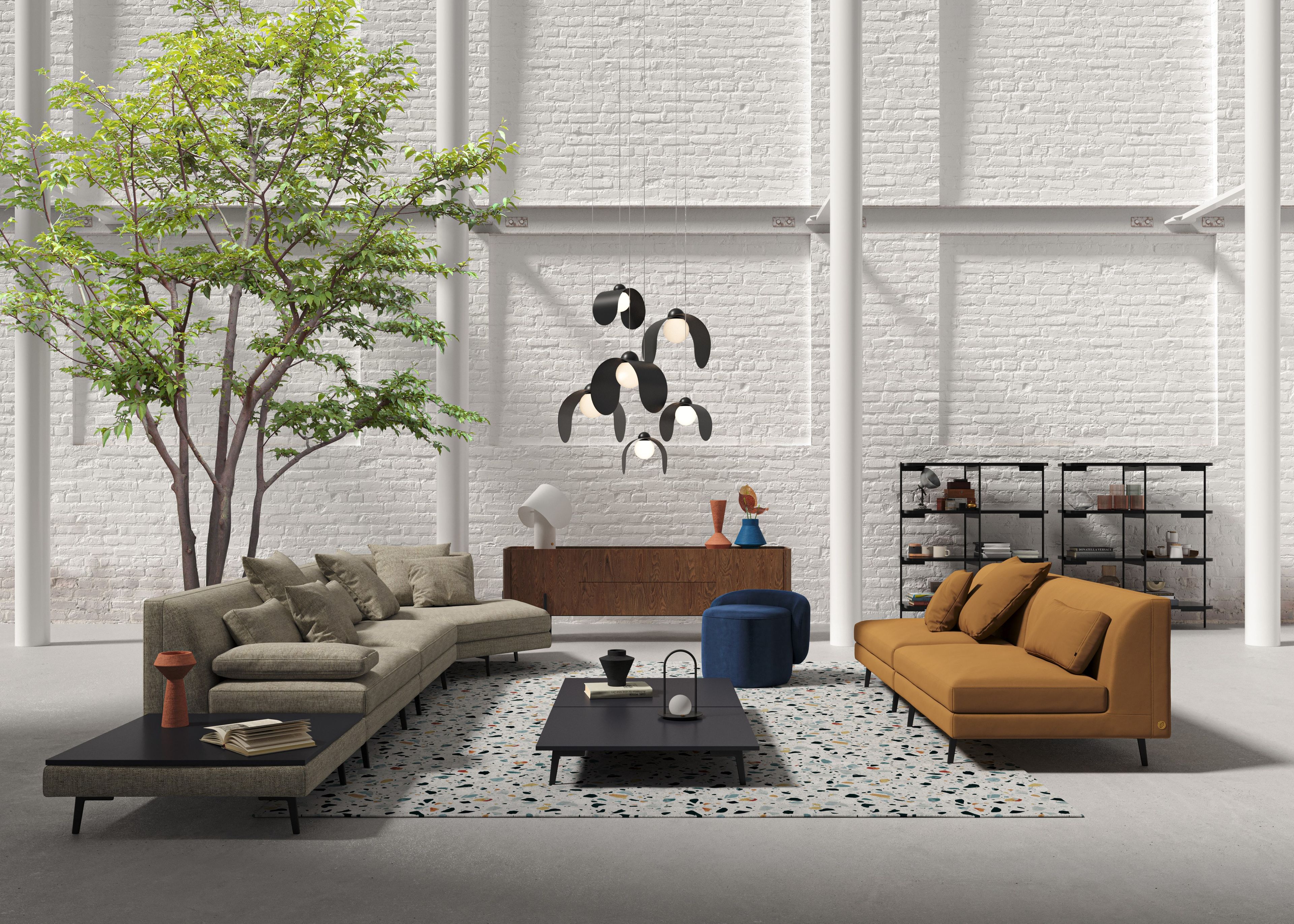 Тканевый диван с полуостровом Liu Jo Living Collection Warmover ARCH-00128510 - Вид №6