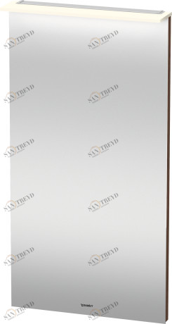 XL749001313 X-Large Зеркало с подсветкой Американский орех, натуральный шпон Duravit