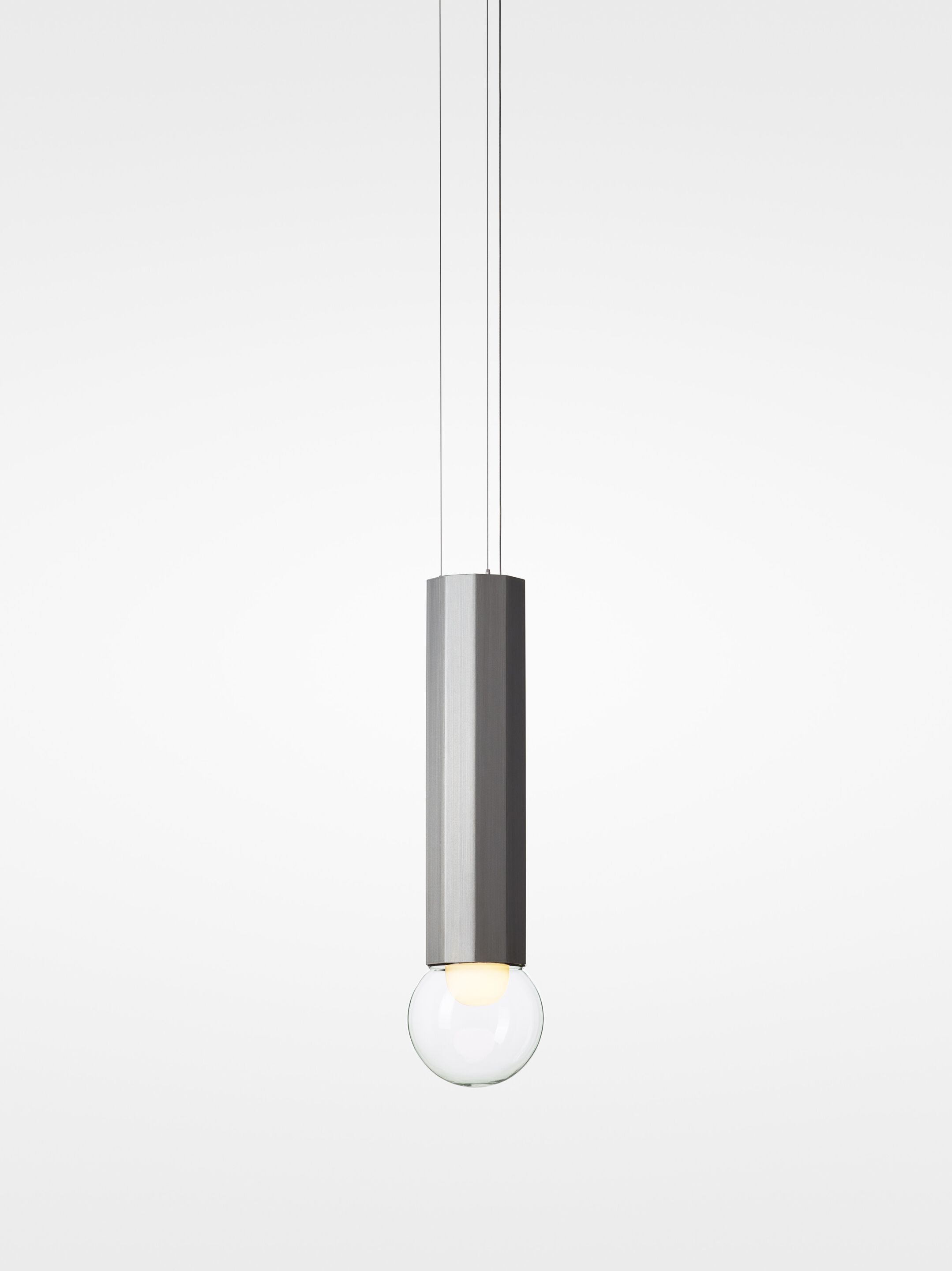 Выдувное стекло и металлический светодиодный подвесной светильник BROKIS Prisma ARCH-00087966 - Вид №10