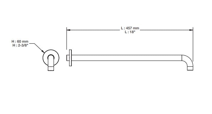 Термостатический набор для душа с душем BARIL PRO-3005-45 ARCH-00031868 - Вид №5