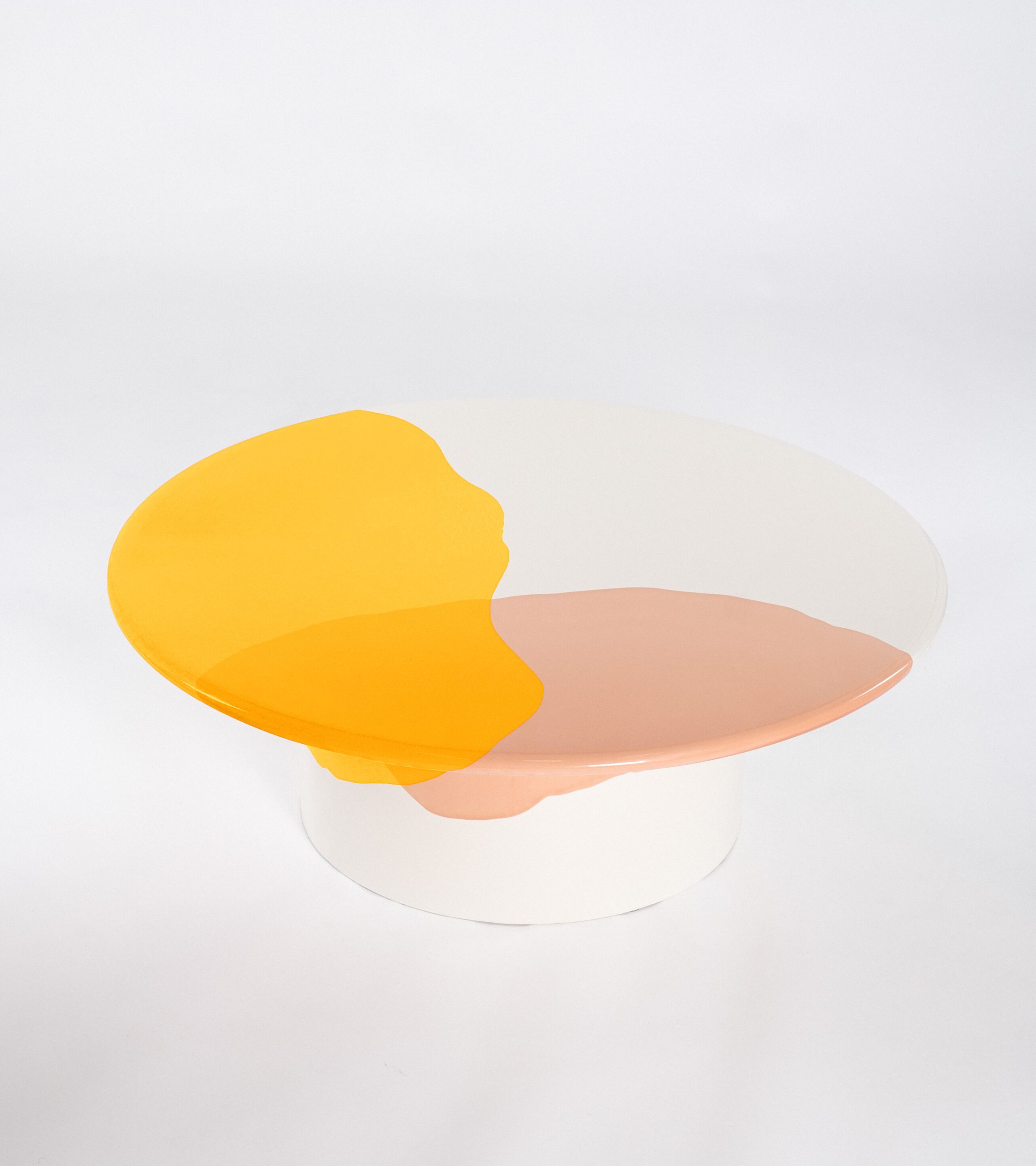 Круглый журнальный столик из эмалированной стали Patrick Jouin Edition Drop ARCH-00042187 - Вид №10