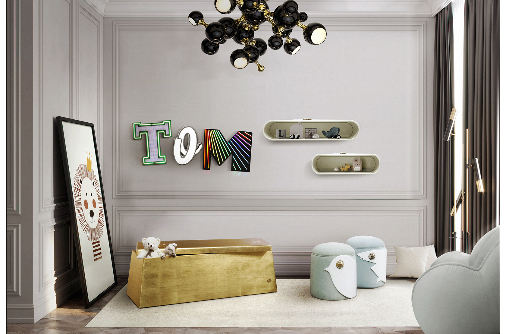 CIST691 Детские пуфики Птица Circu  - Вид №24