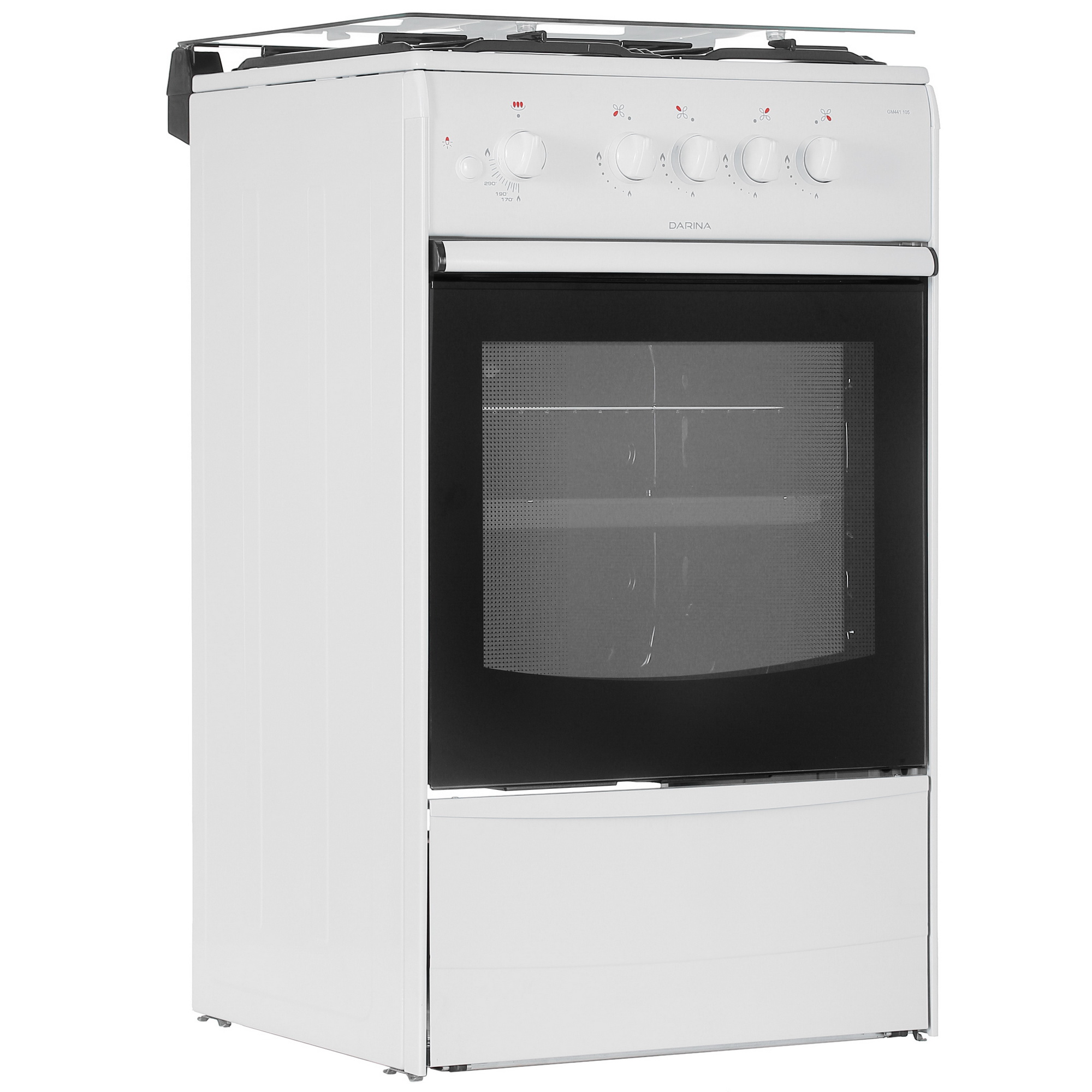 8140318 Газовая плита DARINA 1B GM 441 105 W белый STDN-0115666 - Вид №1