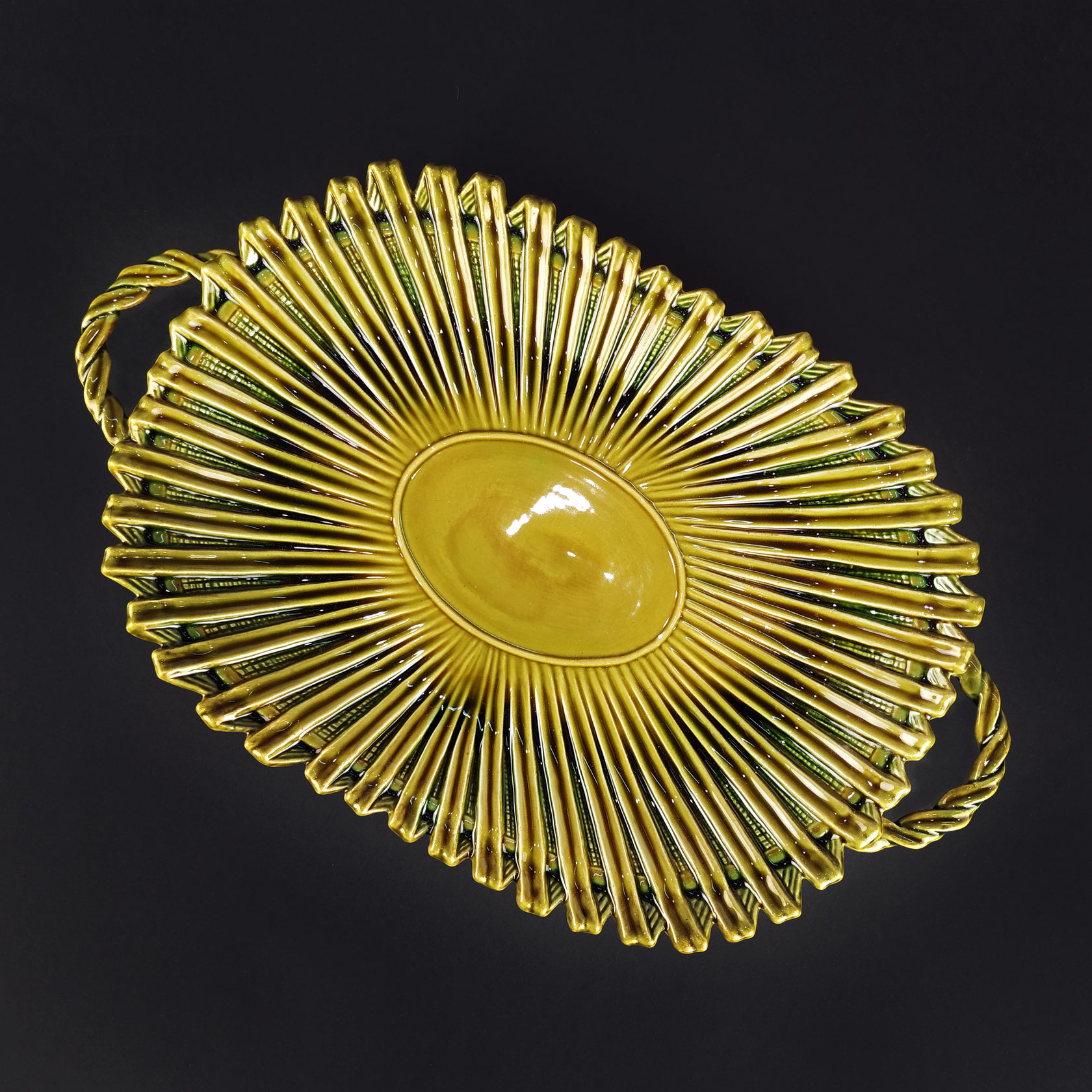 Хлебница (цветная) Зеленый PROVANSFAIENCE sun-id-994712 - Вид №1