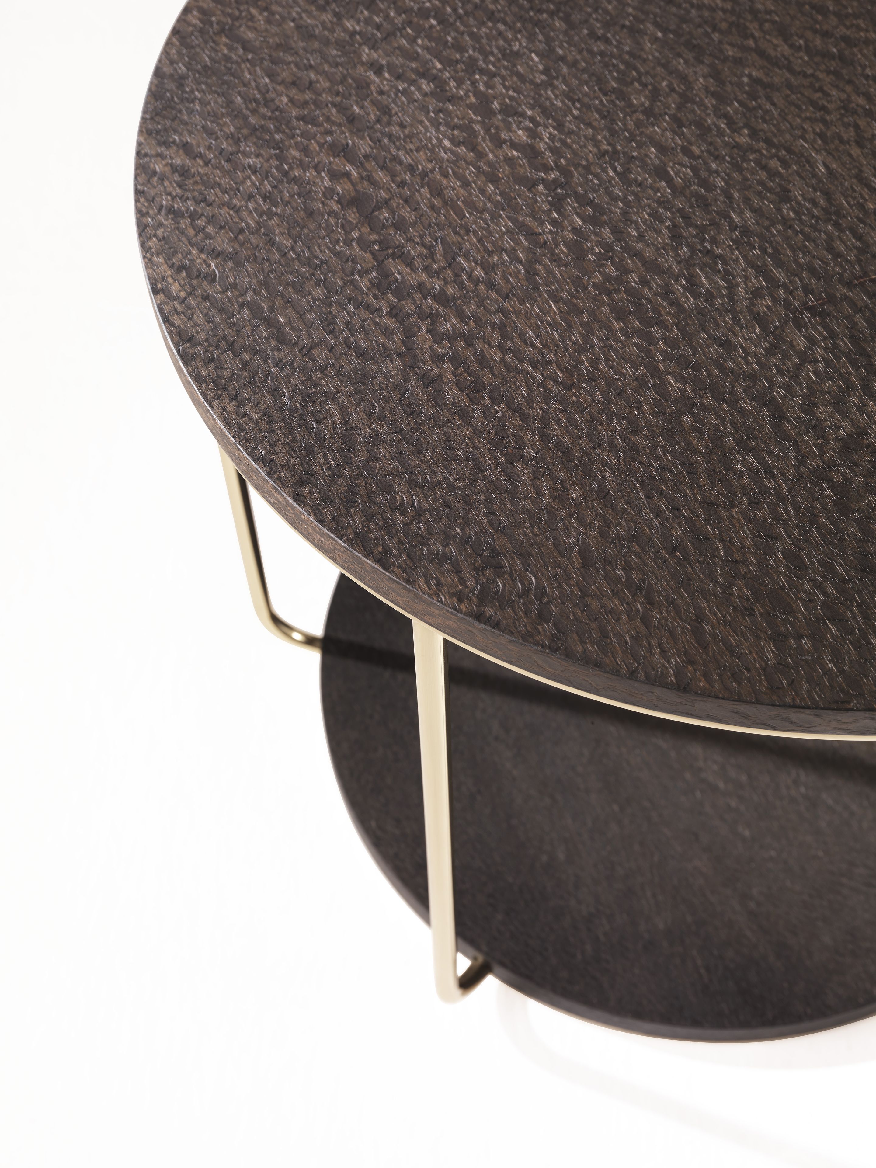 Круглый деревянный журнальный столик ETRO Home Interiors Ambar ARCH-00068566 - Вид №4